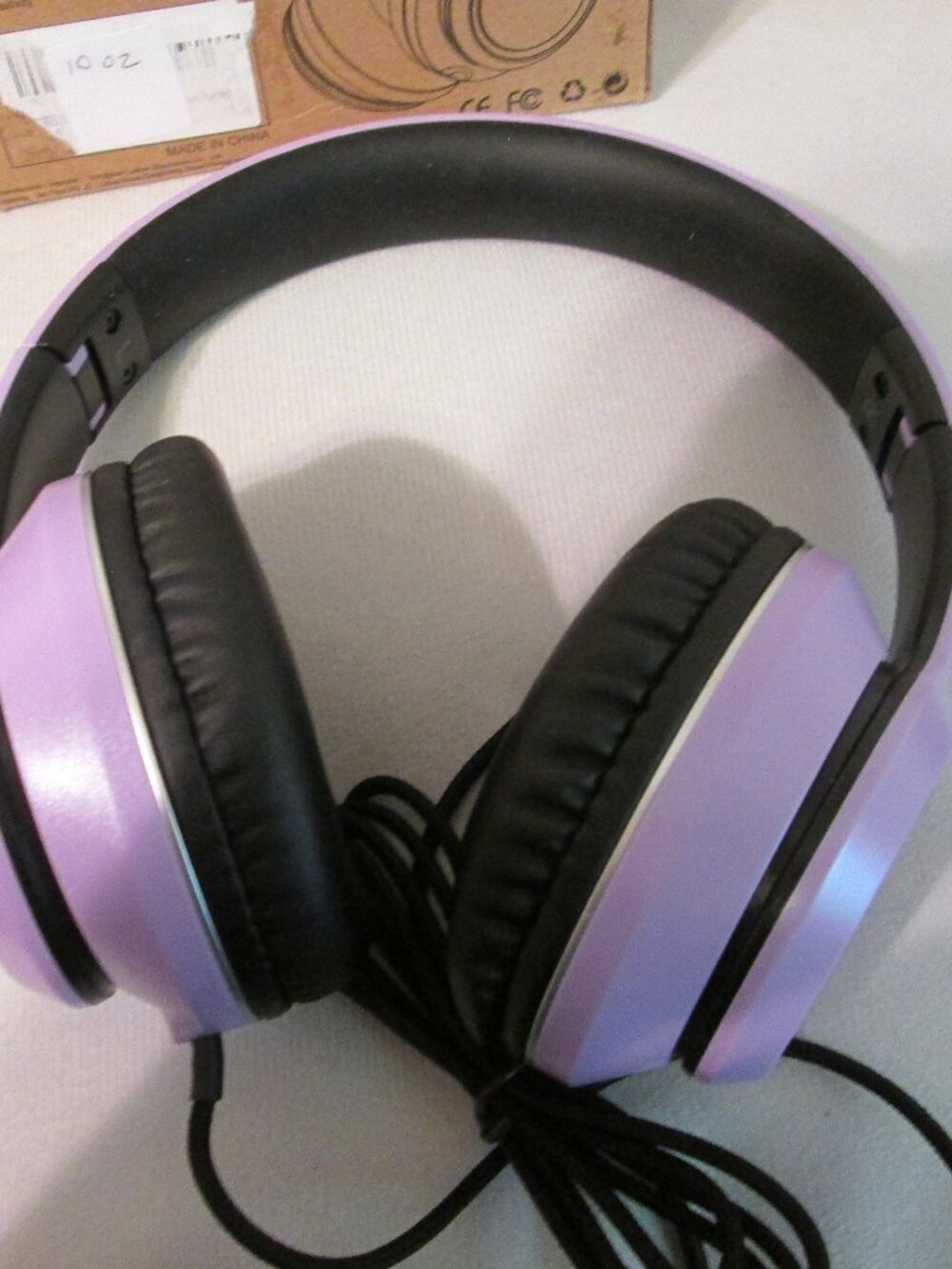 NIB LORELEI X8 Over-Ear Wired Headphones With Microphone Purple